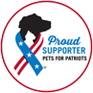 Proud Supporter Pets For Patriots